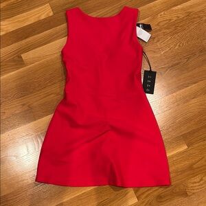 A&F Elegant Red Sleeveless Dress
